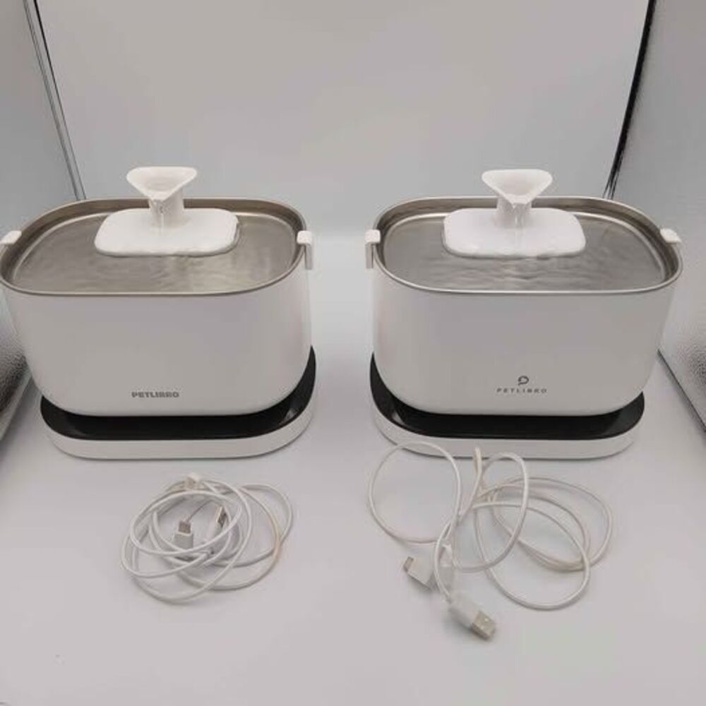 FREE SHIP. 2XSET Petlibro Dockstream Cordless fountains motion sensor
